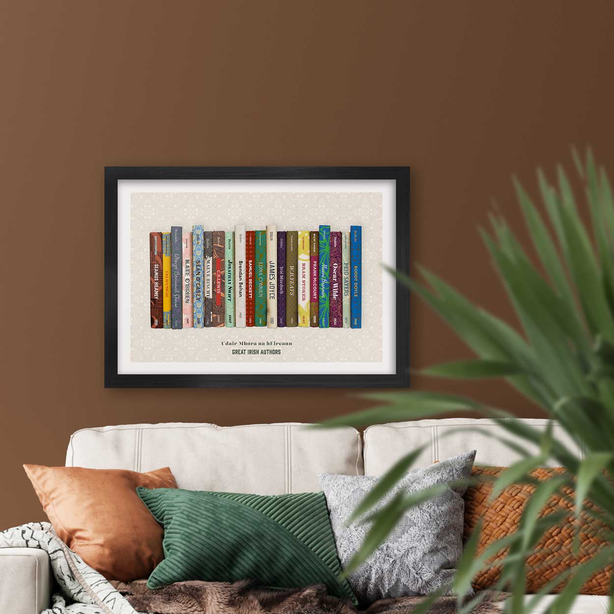 Great Irish Authors - Údair Mhóra na hÉireann - Poster Print