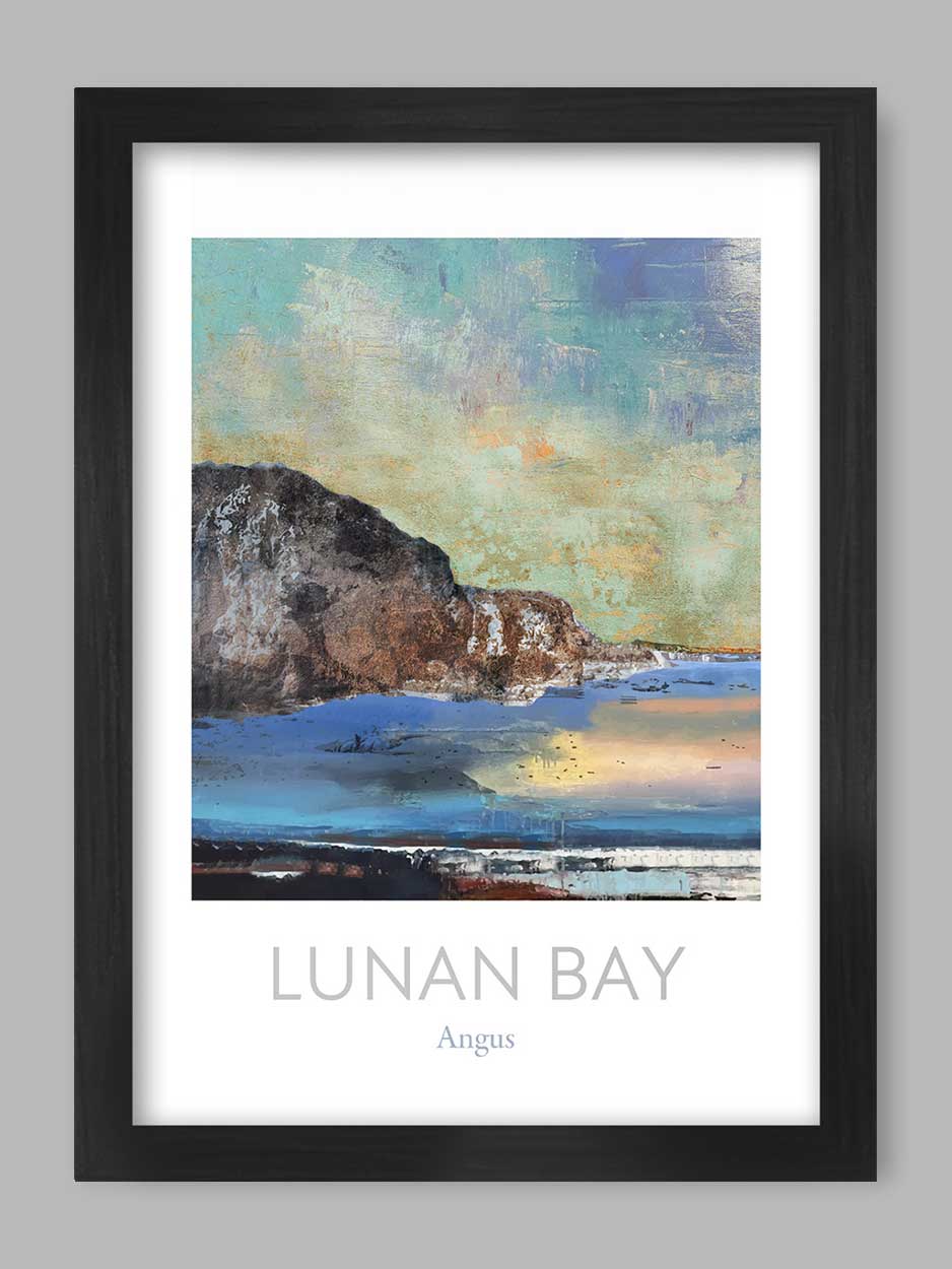 Lunan Bay - Scottish Coastal Poster Print