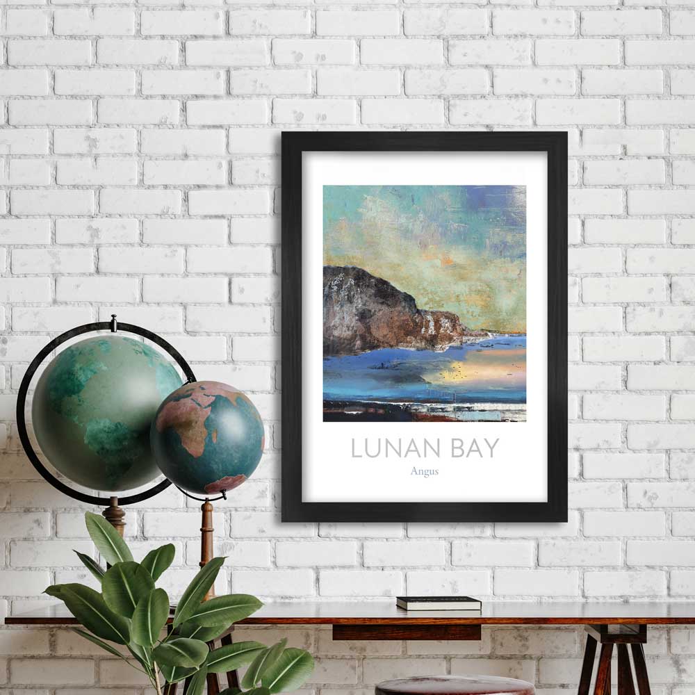 Lunan Bay - Scottish Coastal Poster Print