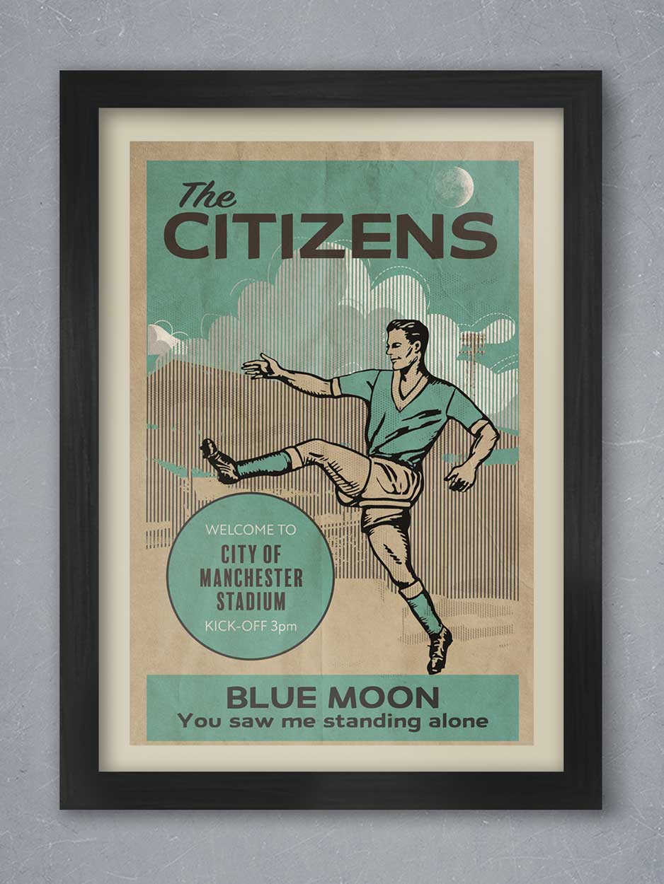 The Citizens Football Poster Print
