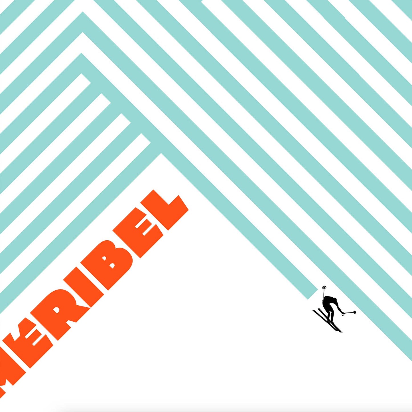 Meribel - Skiing Poster Print