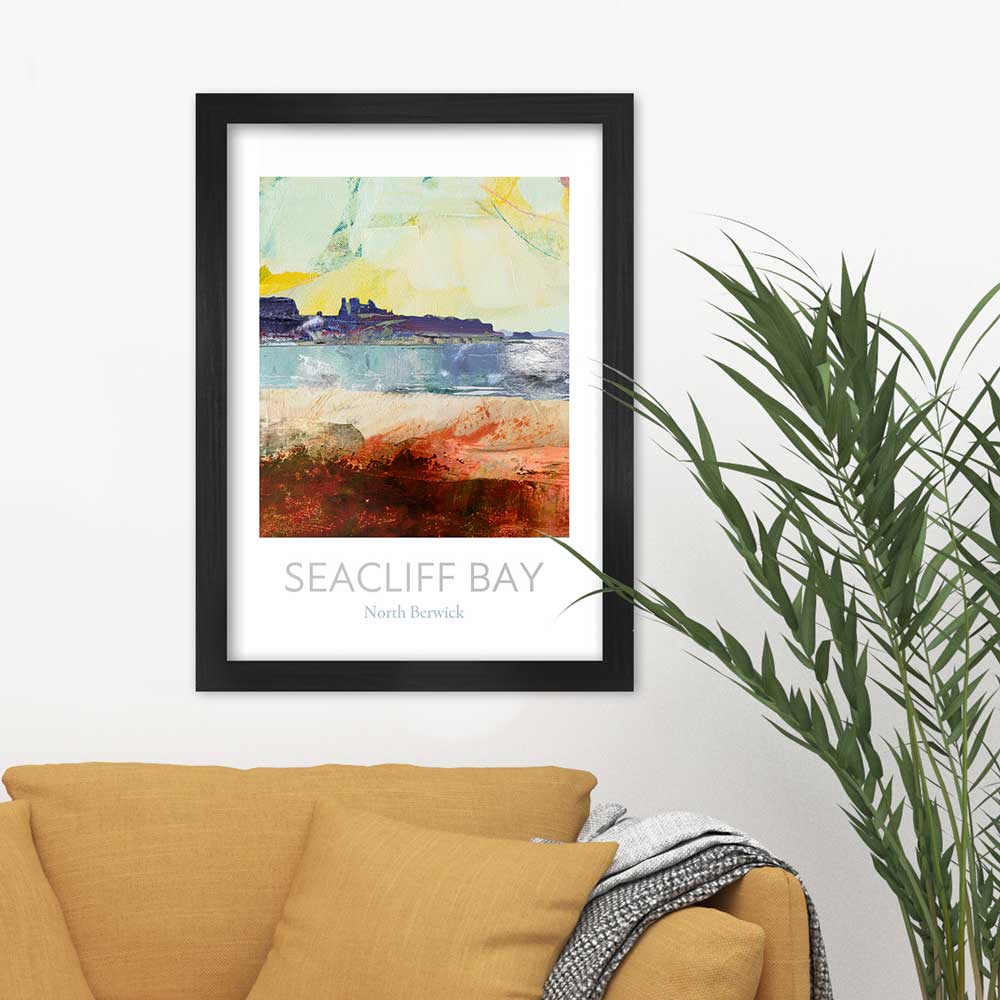 Seacliff Bay - Scottish Coastal Poster Print