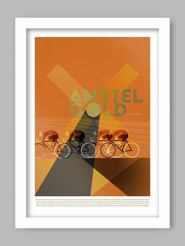Amstel Gold Race Cycling Poster Print