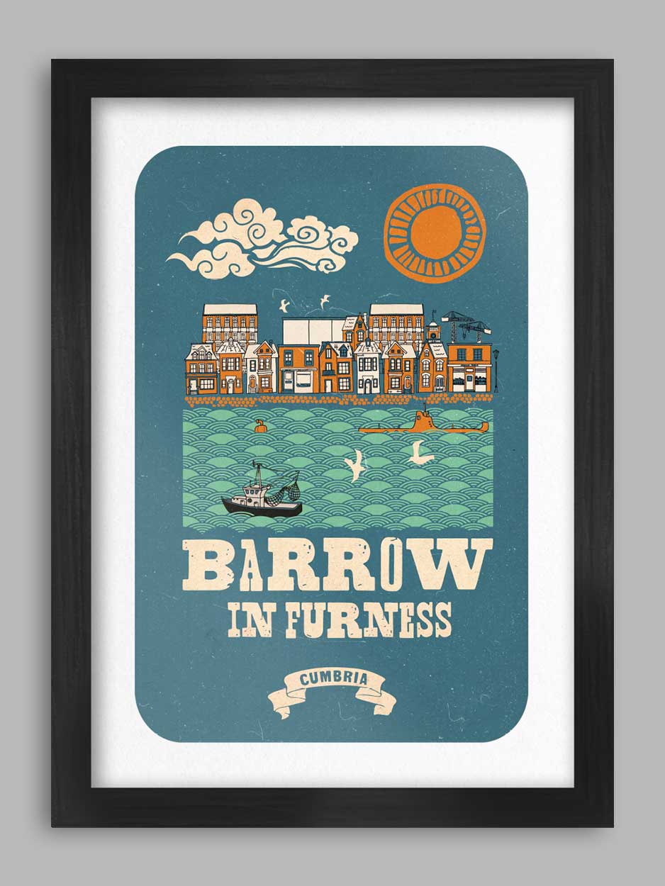 Barrovian - Barrow-in-Furness Poster print