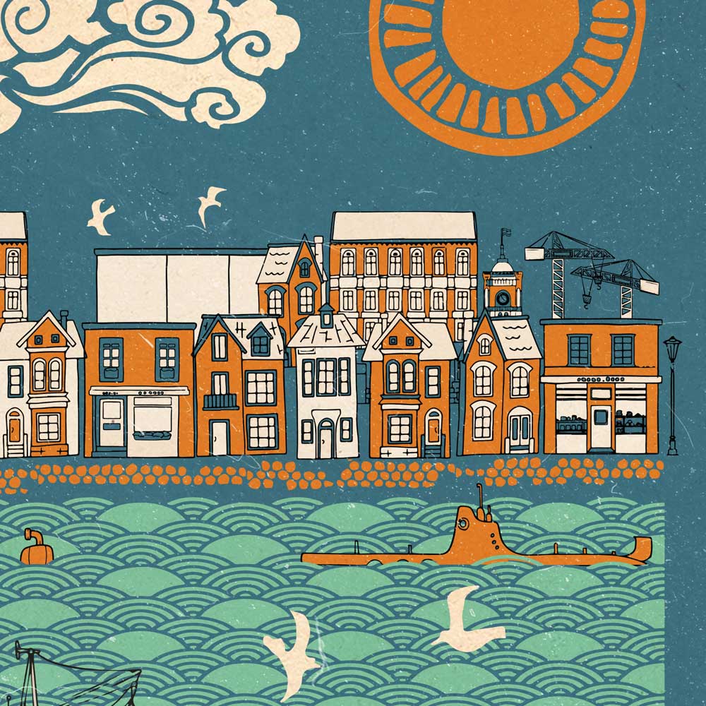 Barrovian - Barrow-in-Furness Poster print