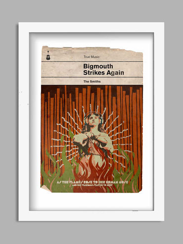 Bigmouth Strikes Again - Smiths Book Jacket Print