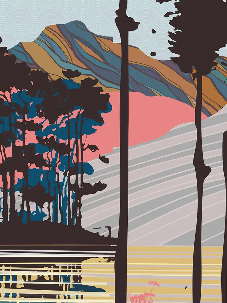 Blea Tarn Reflections - Lake District Poster Print