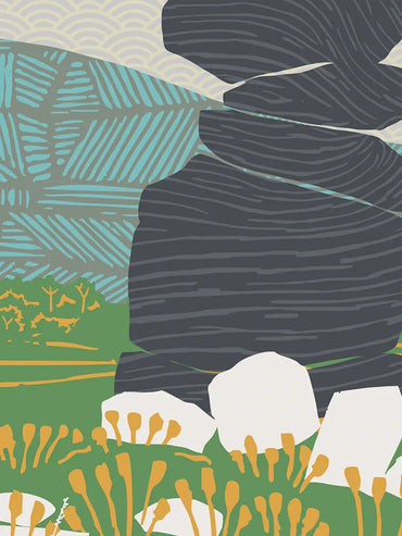 Dartmoor National Park - Poster Print. Established in 1951, Dartmoor sits in South Devon