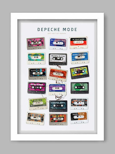 Depeche Mode - Cassette Music Poster Print