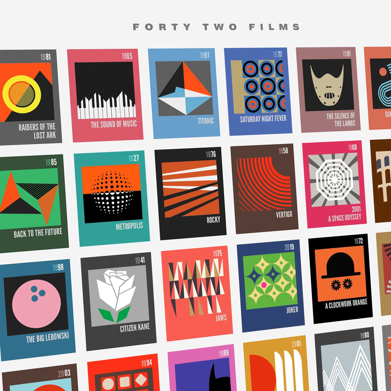Forty two Films - Poster Print