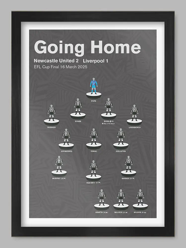 Going Home - Newcastle United Poster Print