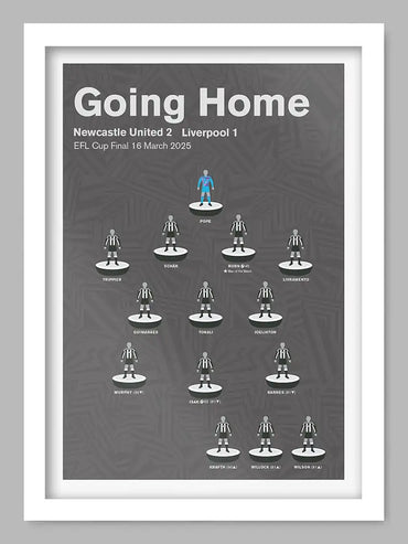 Going Home - Newcastle United Poster Print
