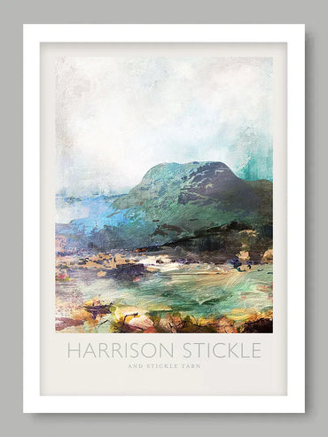 Harrison Stickle and Stickle Tarn - Lake District Poster Print