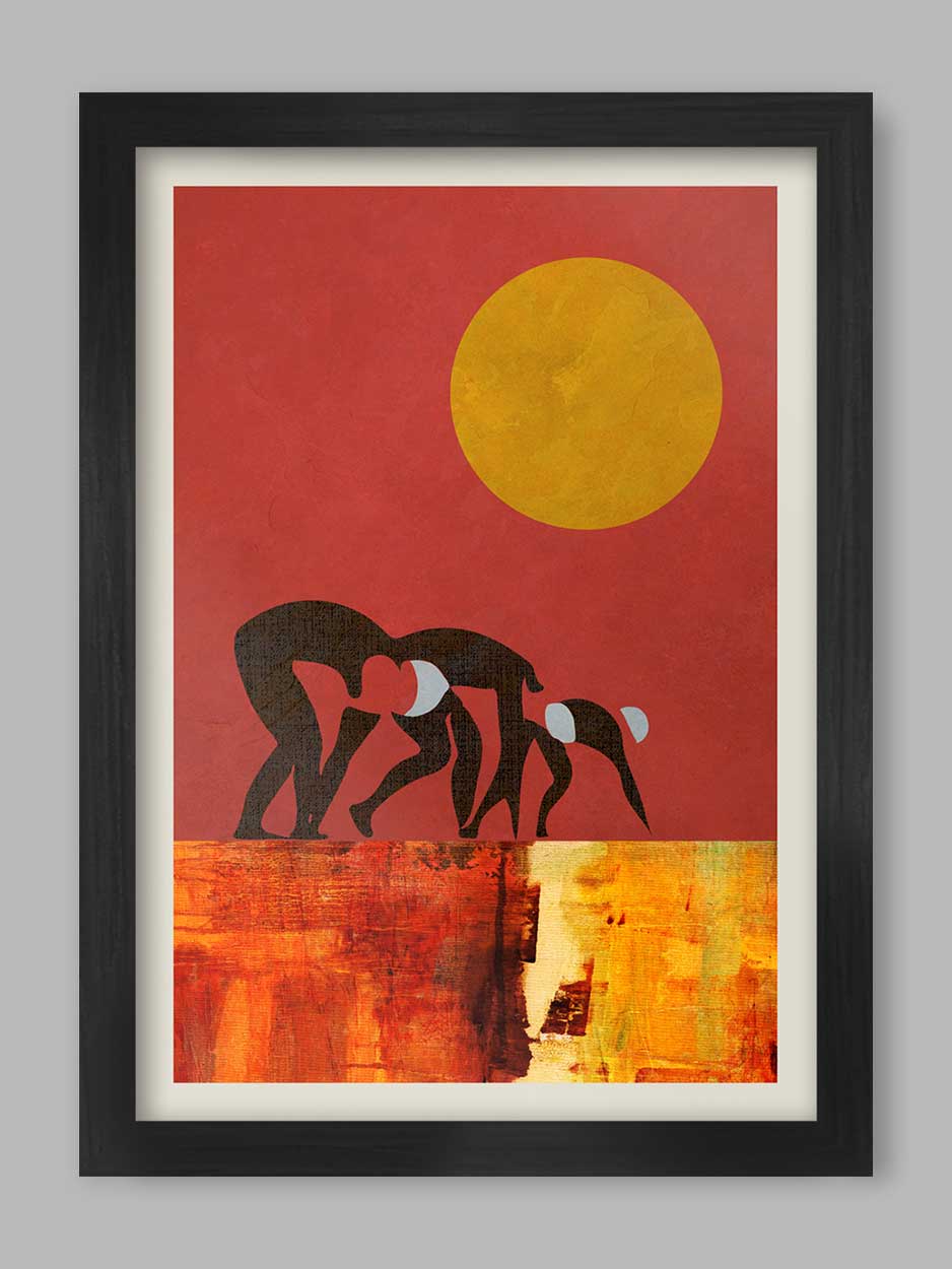 In the Swim - Poster Print