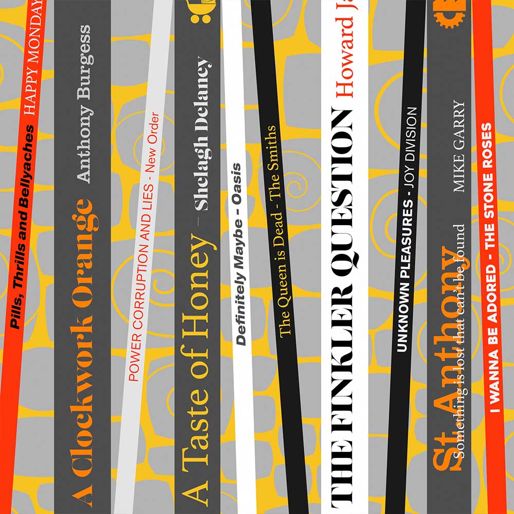 Manchester Through Words and Song Poster Print