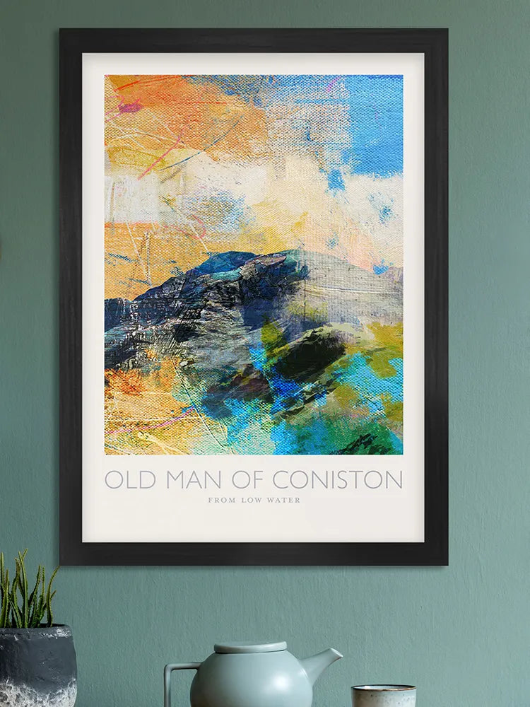 Old Man of Coniston from Low Water - Lake District Poster Print