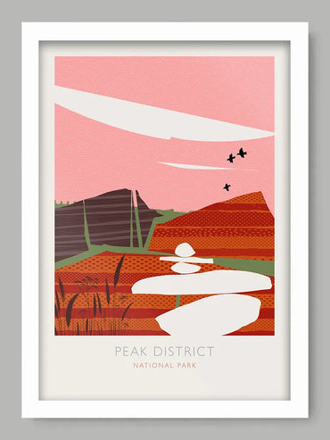 Peak District National Park - Poster Print. Established in 1951, the Peak District was britain's first National Park.