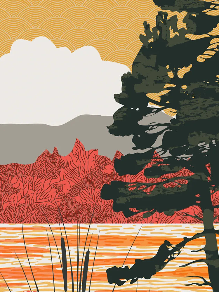 Tarn Hows Reflections - Lake District Poster Print