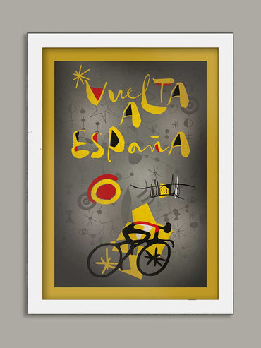 Vuelta a Espana 'Miró' Cycling Poster