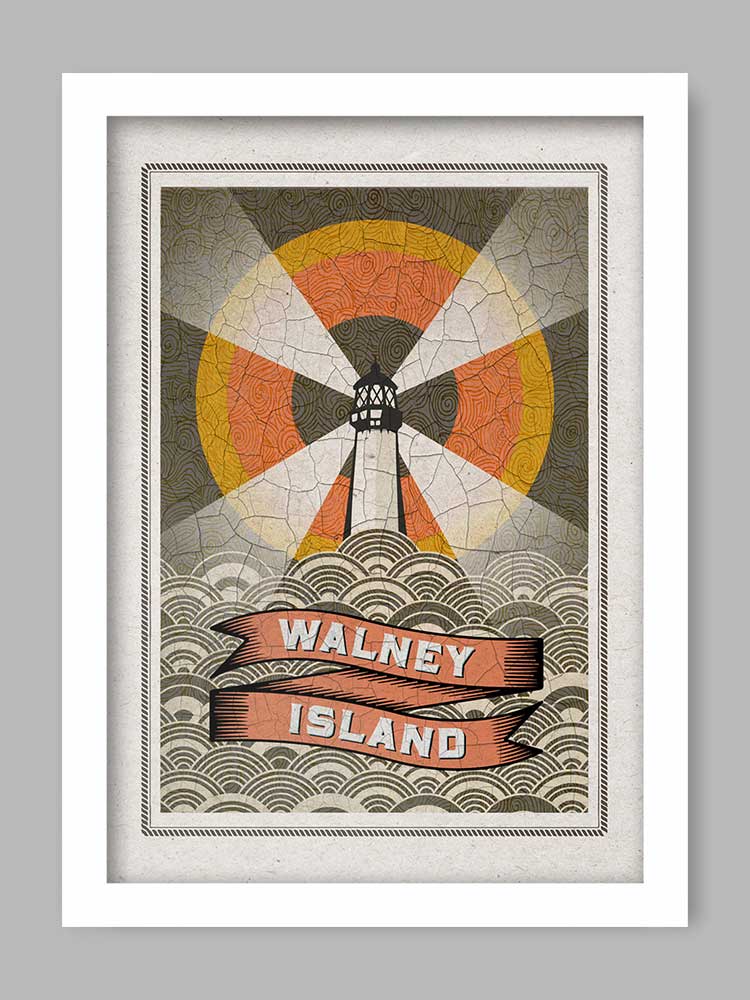 Walney Island Poster print