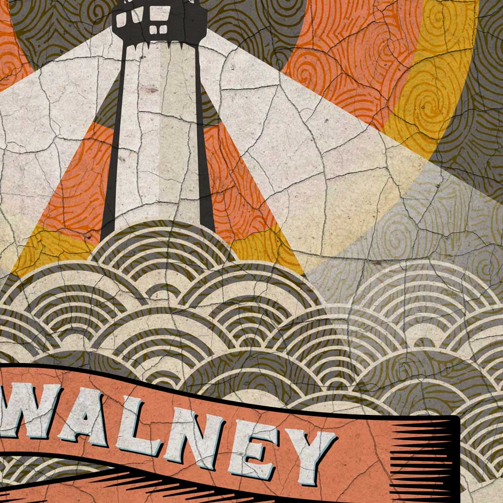 Walney Island Poster print