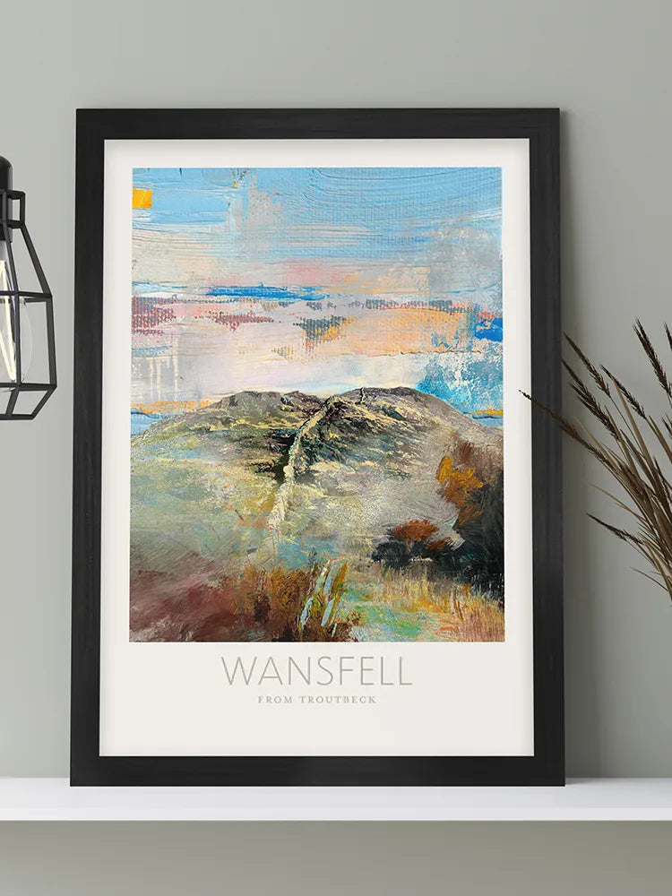Wansfell From Troutbeck - Lake District Poster Print