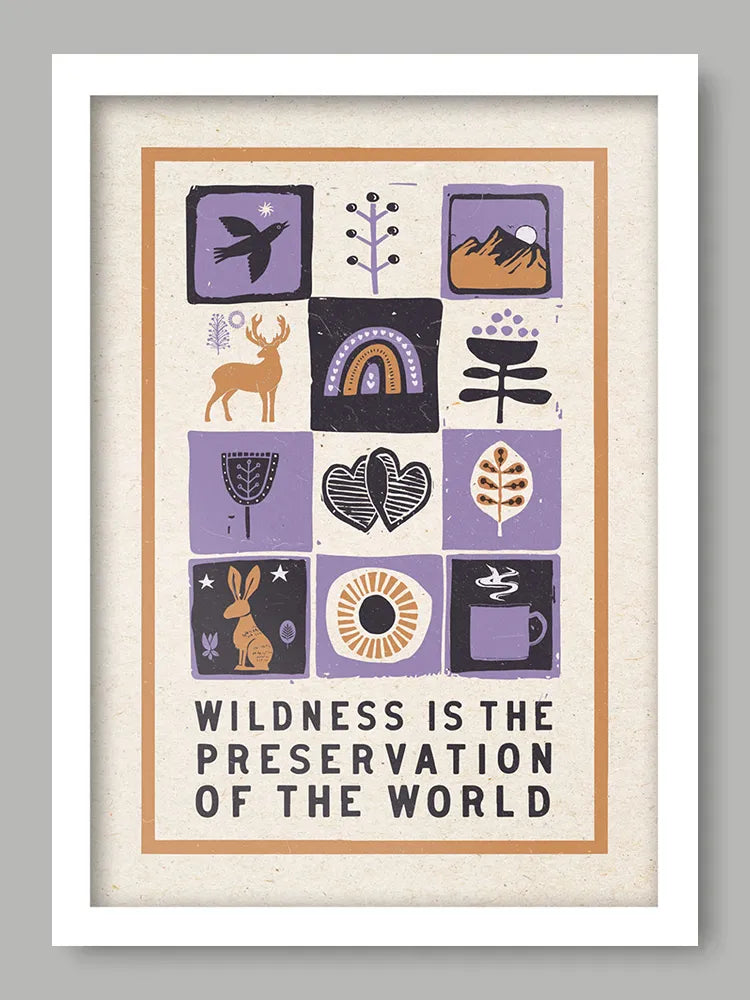 Wildness - Nature Poster Print