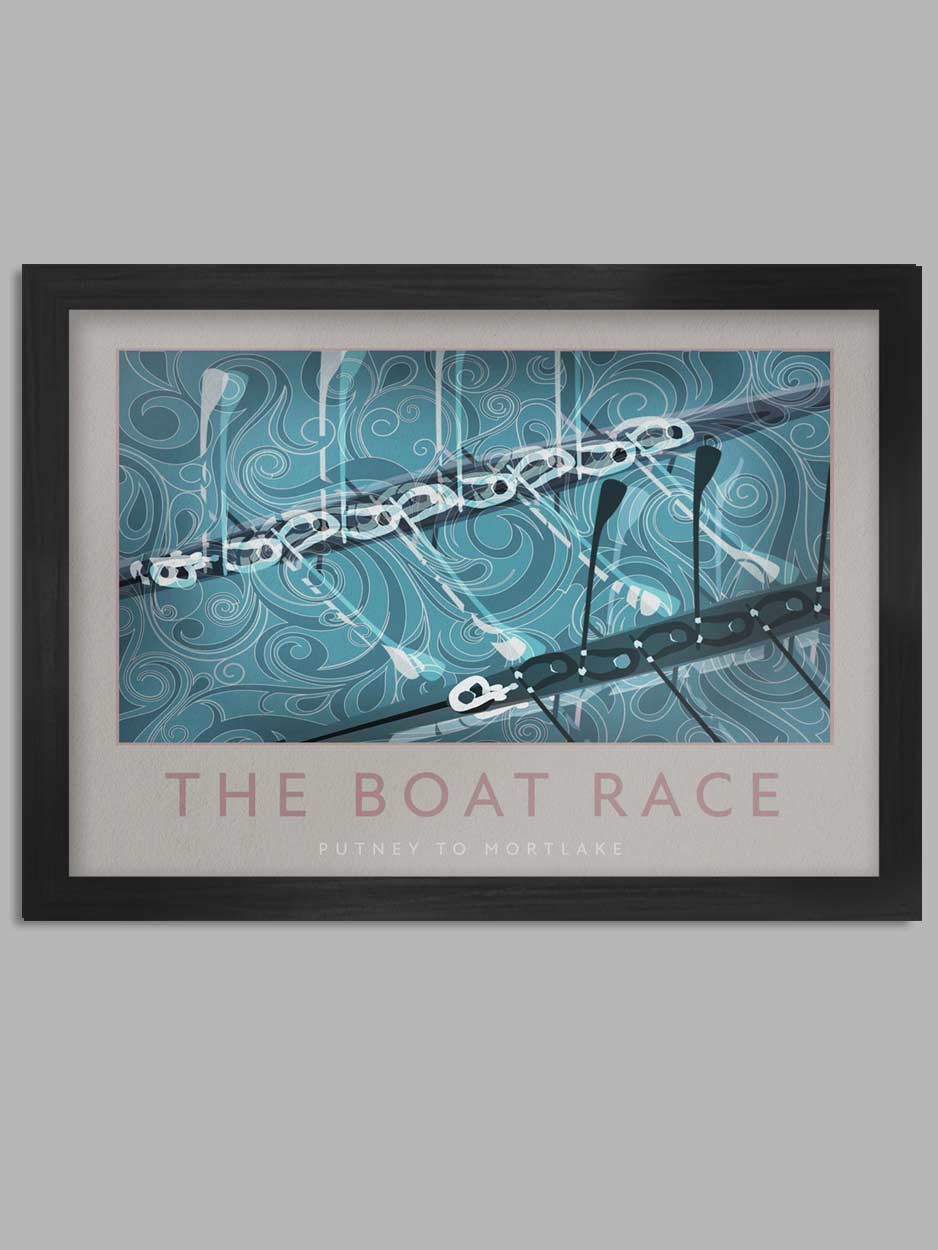 The Oxford Cambridge Boat Race - Poster print