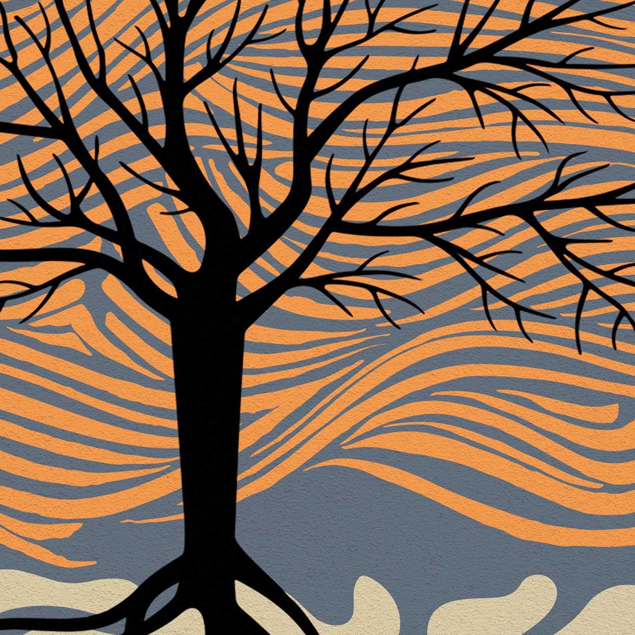 A winter season poster from the Decemberists song - January Hymn.