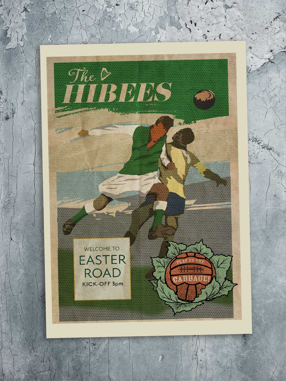 hibs greeting card