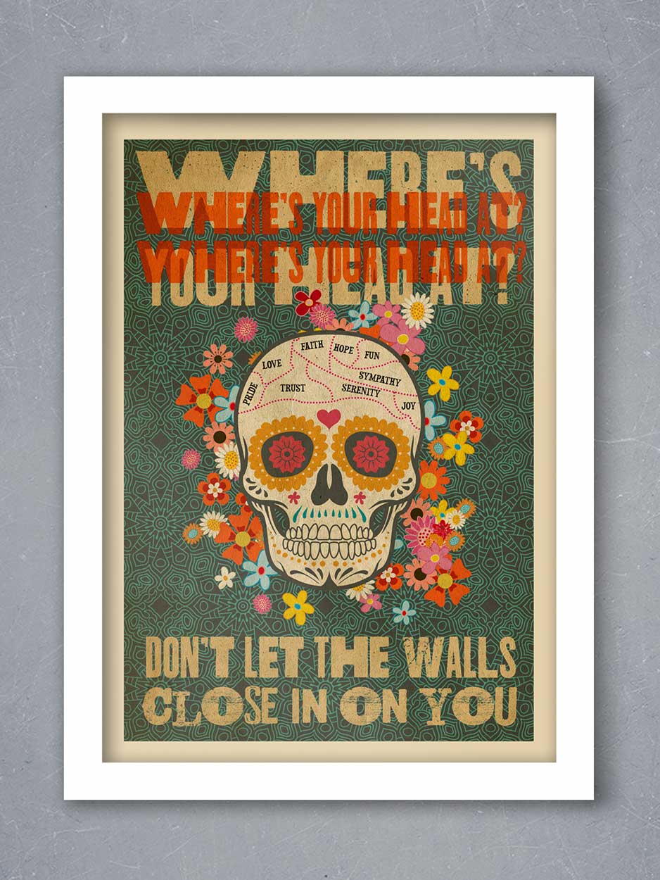 wellness poster basement jaxx where's your head at