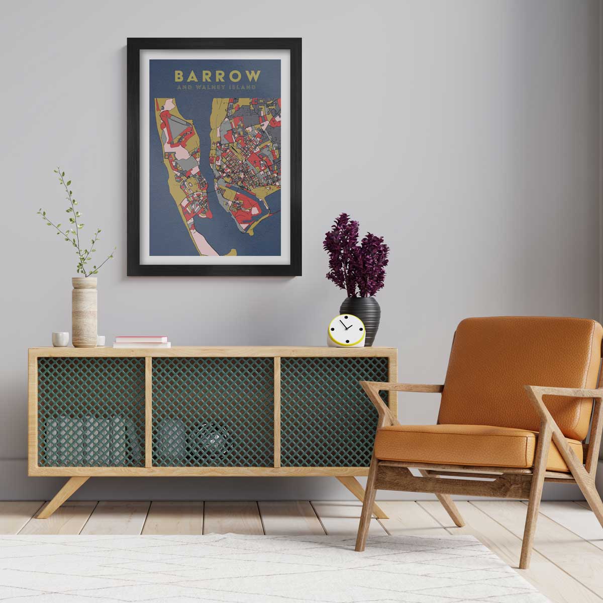 barrow in furness poster print