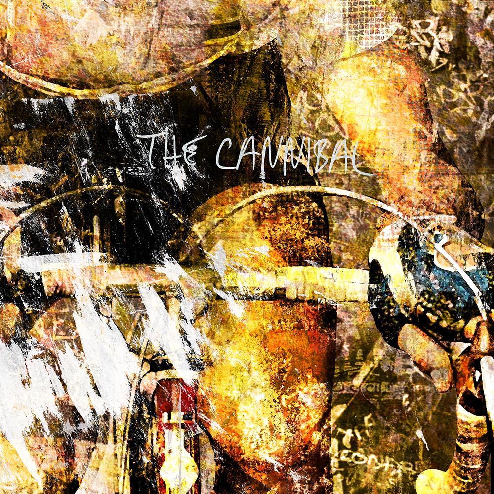 Eddy Merckx- The Cannibal Cycling Poster. Grunge style impression of the great Belgian cyclist