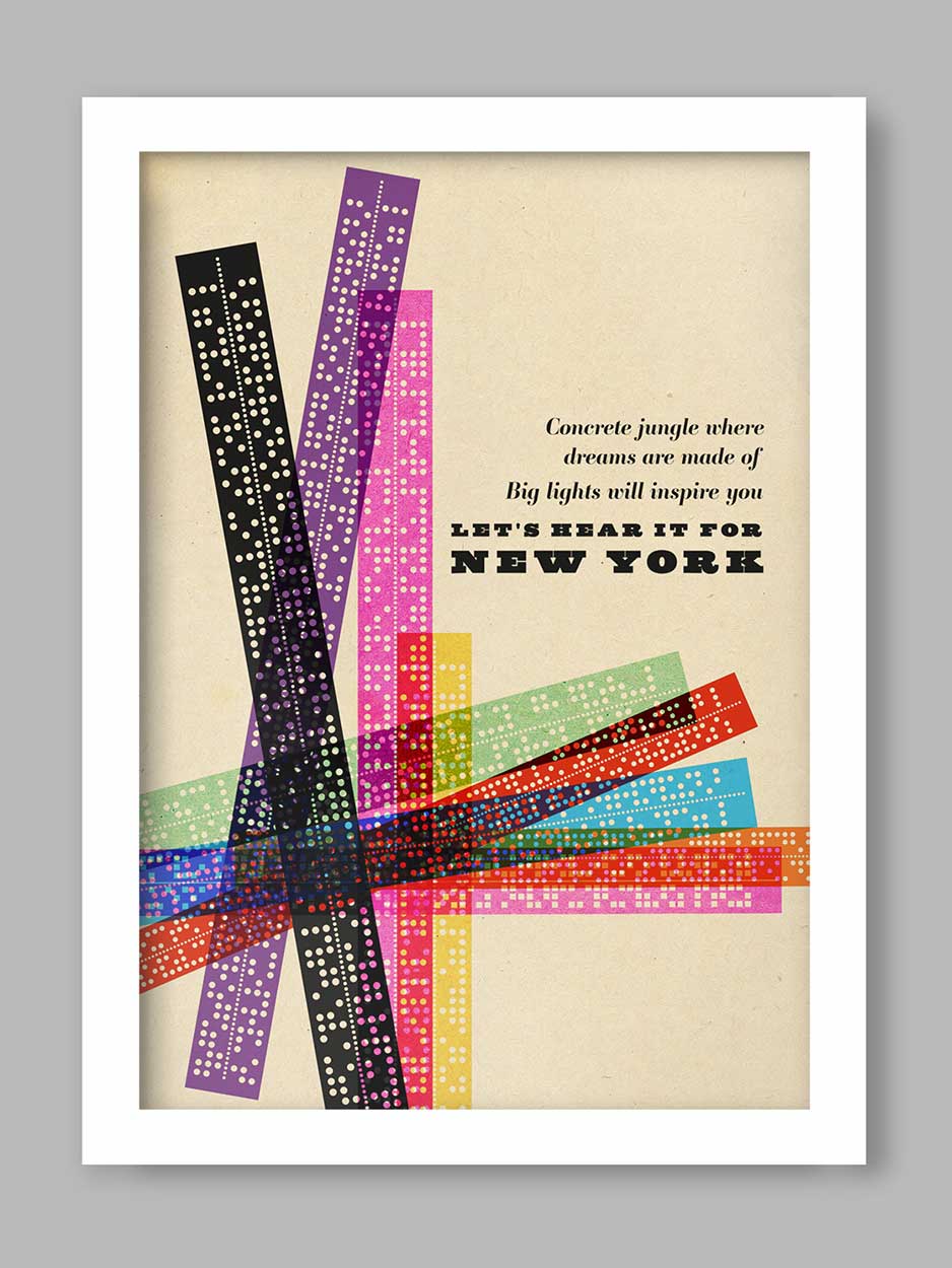 Empire State of Mind - Music Poster Print. Posters The Northern Line