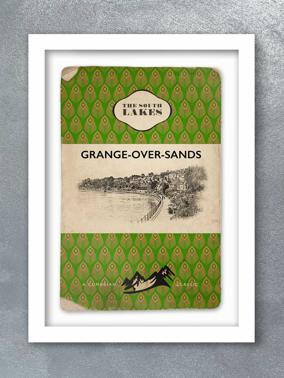 Grange-Over-Sands Cumbrian Classic - Vintage Lakes Poster Posters The Northern Line