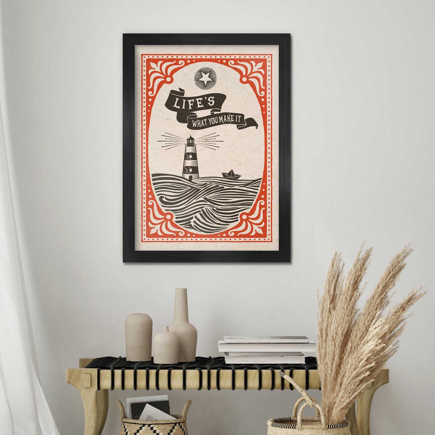 Life's What You Make It Music Poster. Motivation poster