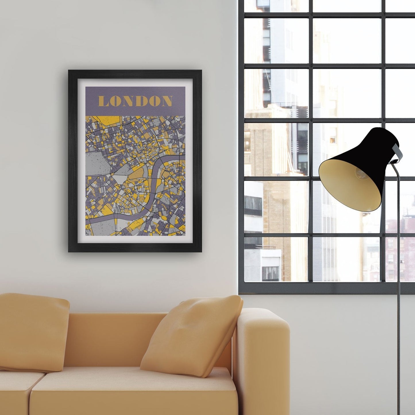 London street map poster