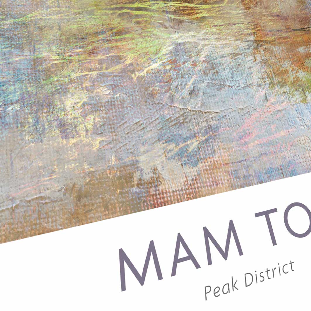 Mam Tor Peak District poster