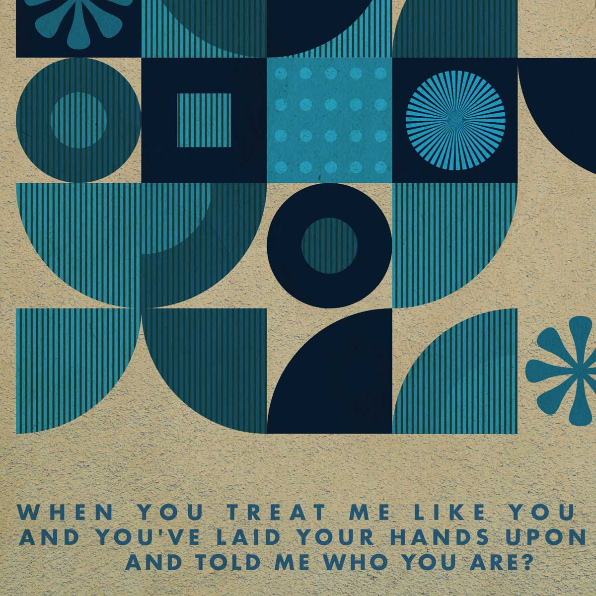 New Order modernist poster Blue Monday