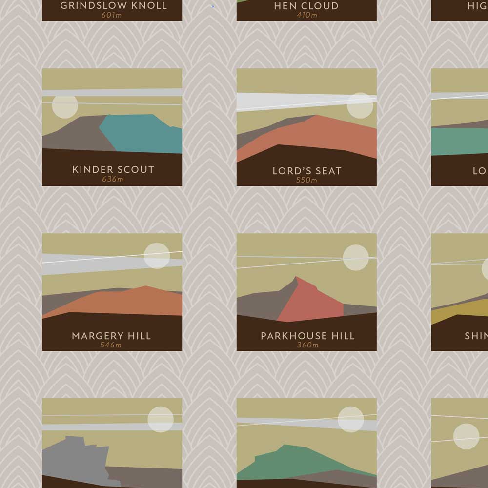 peak district poster print