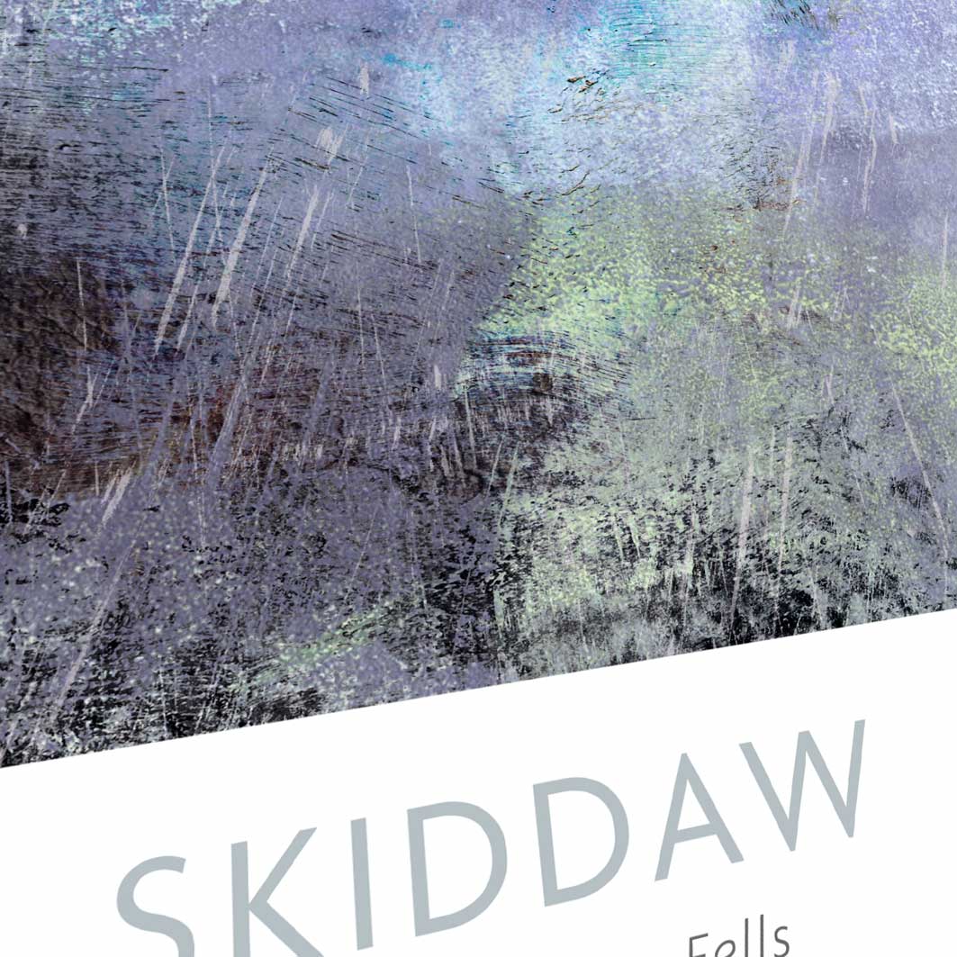 keswick fell poster skiddaw