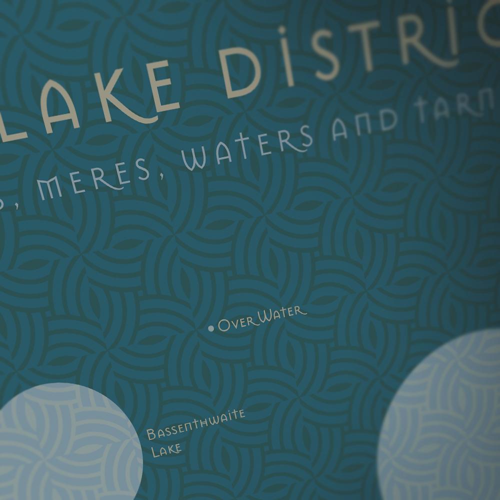 The Lakes - Lake District Print Posters The Northern Line