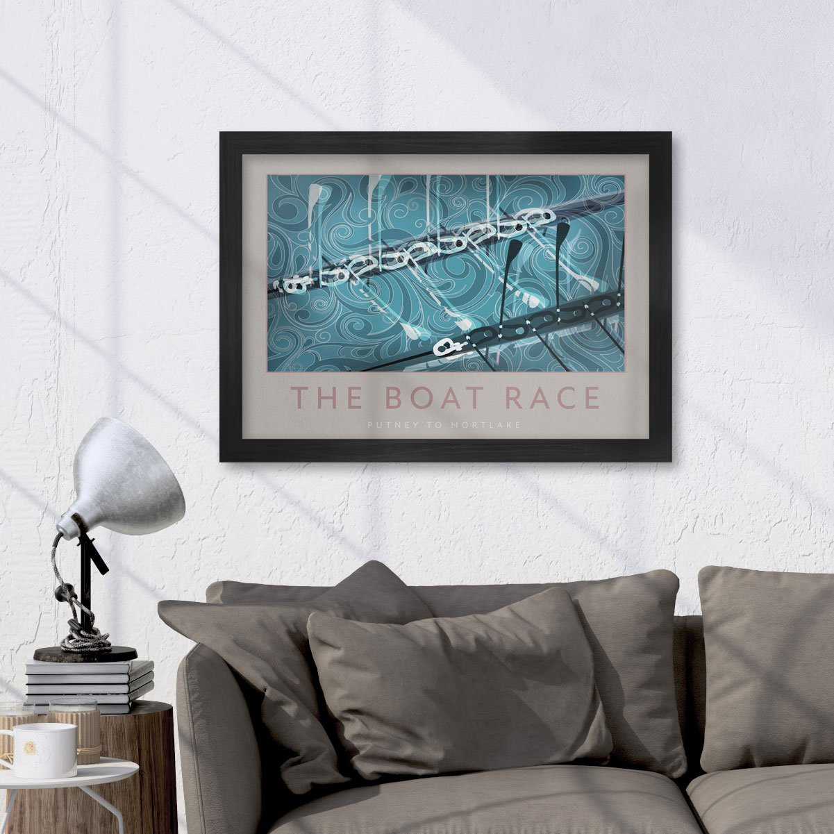 BOAT RACE POSTER PRINT