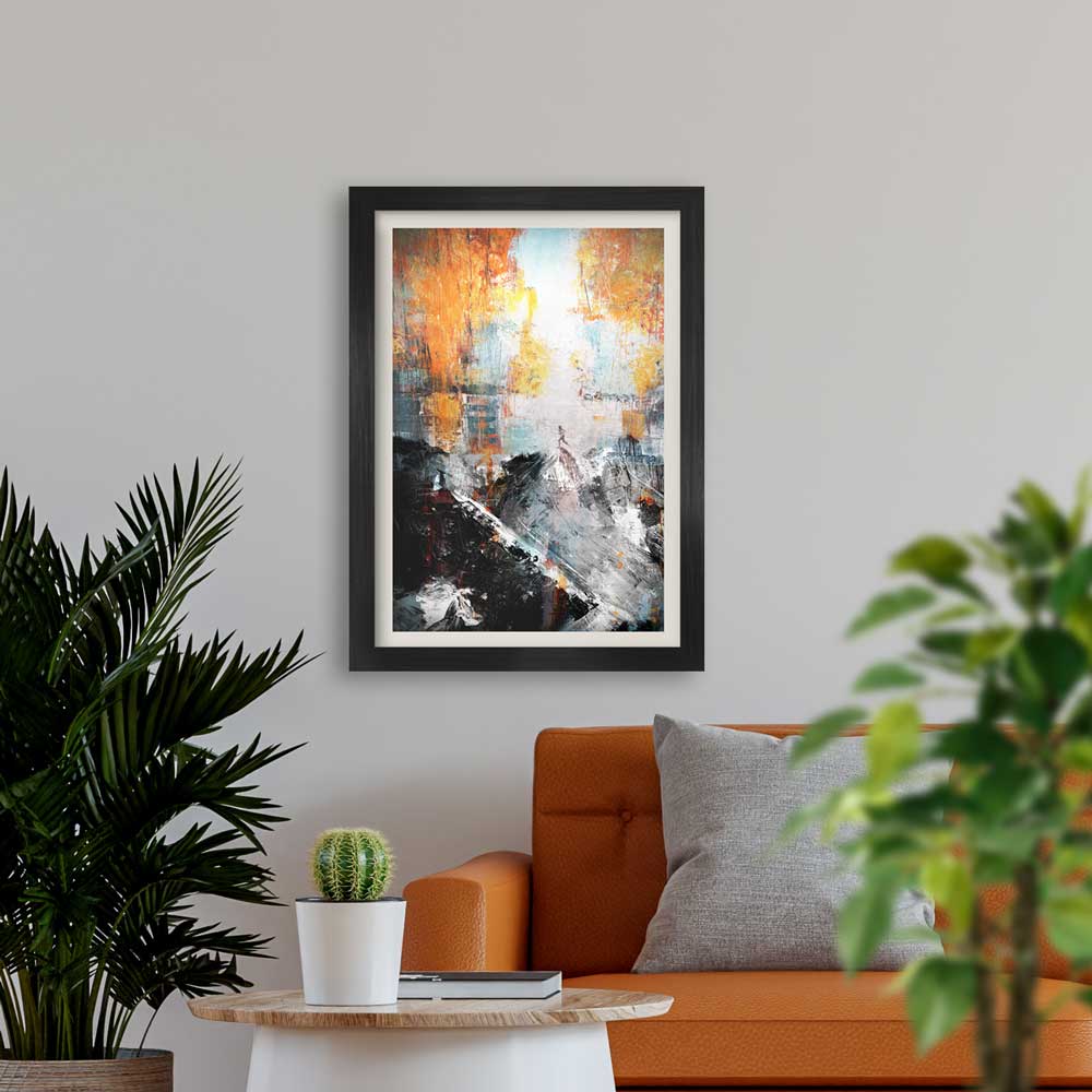 The Runner poster - a gift for a cross country or fell runner