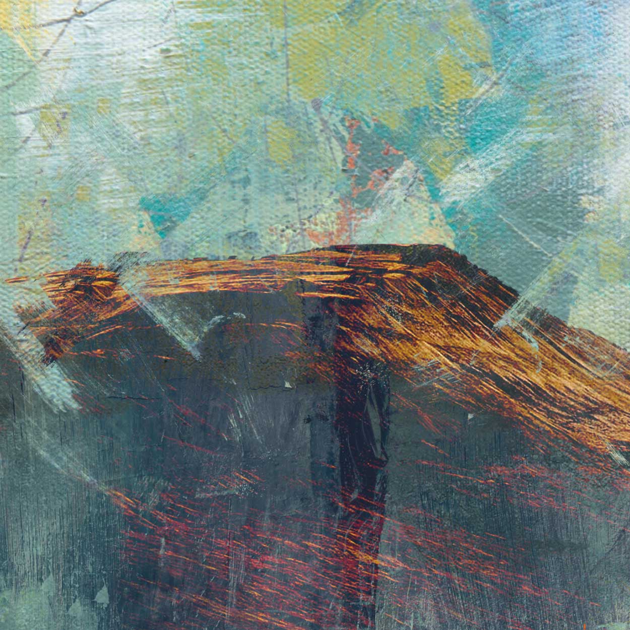 Whernside - 3 Peaks Abstract Poster