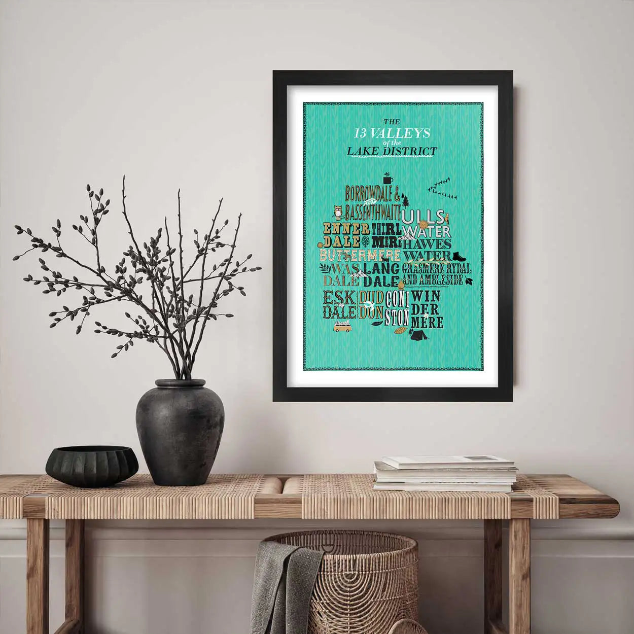 13 Valleys  - Lake District Print
