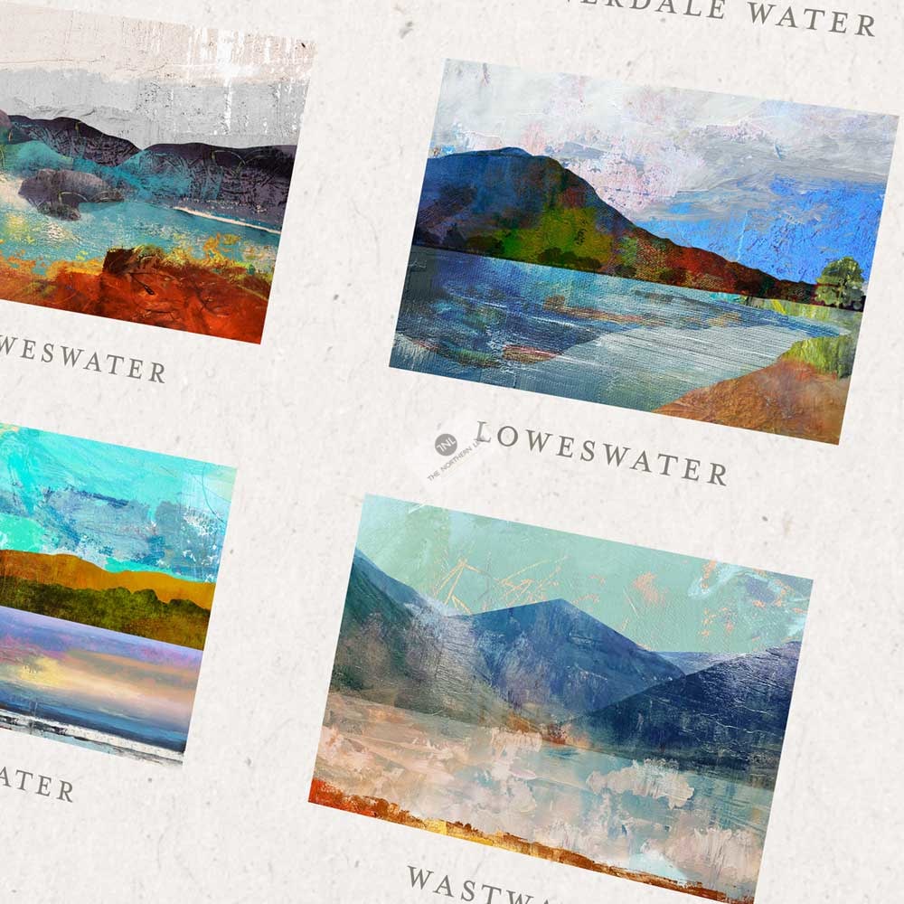 16 Lakes  - Lake District Print