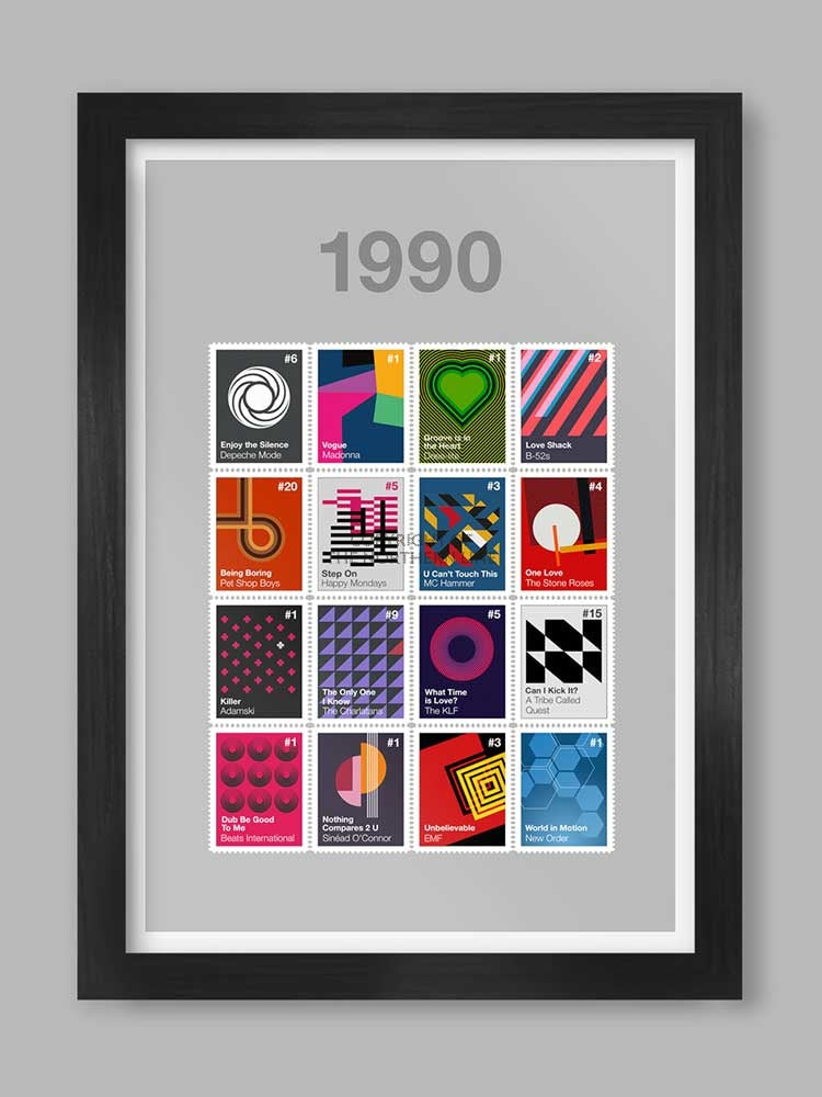 1990 - Music Print