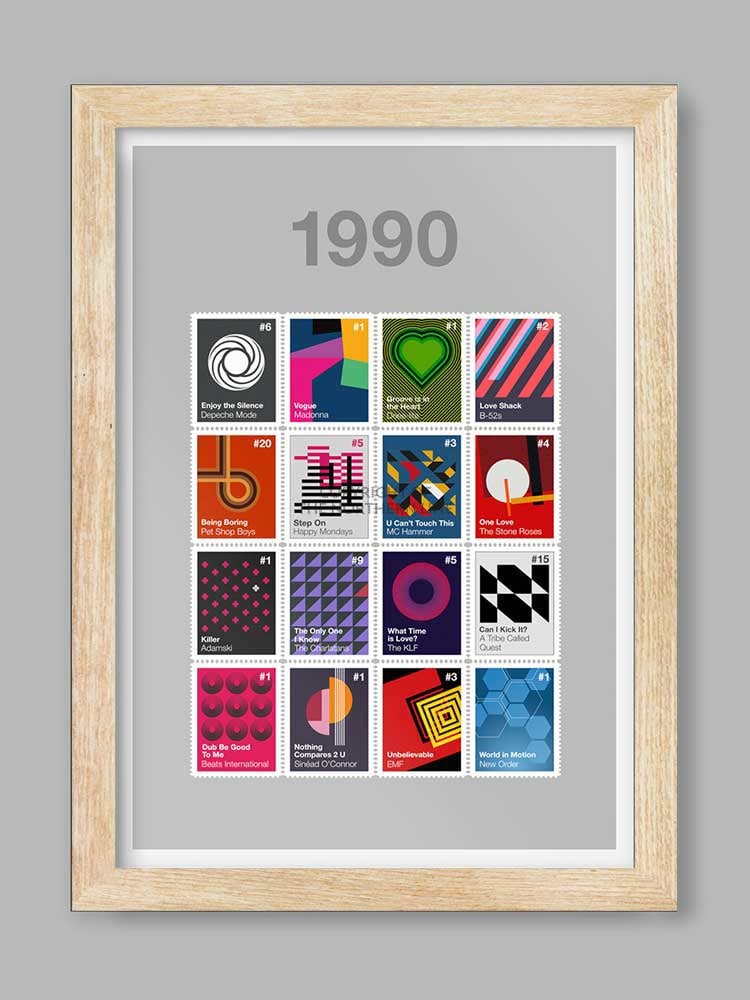 1990 - Music Print