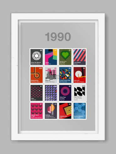 1990 - Music Poster Print
